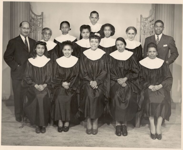 Mount Zion choir, 1930.